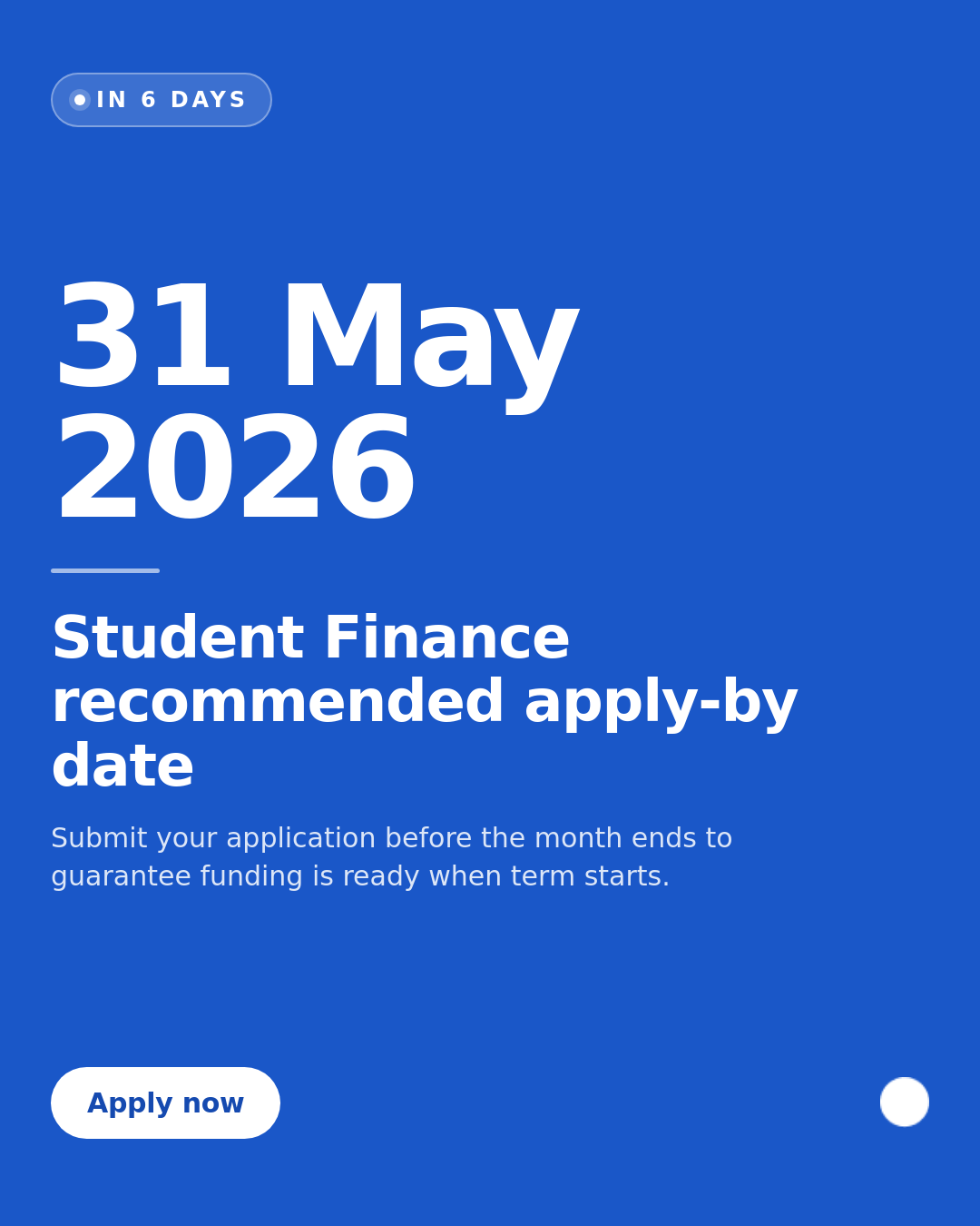 Deadline alert preview